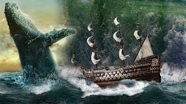 Antihero Captain Ahab vs Moby Dick