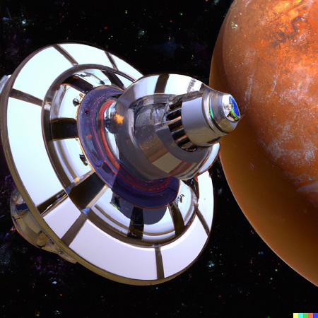 A realistic fusion-powered spacecraft