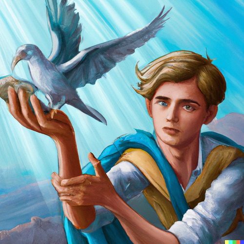 The Tale of the Young Boy and the Magical Bird (AI-Generated Short Story)